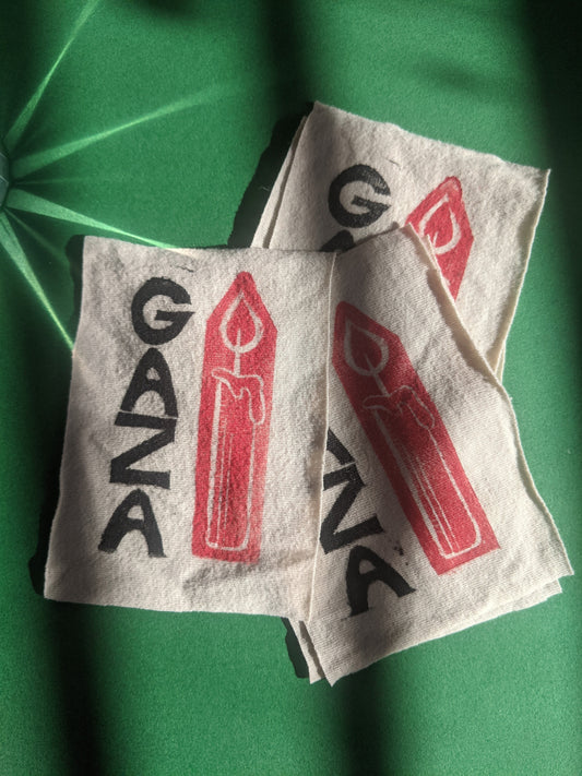 gaza sew-on patch