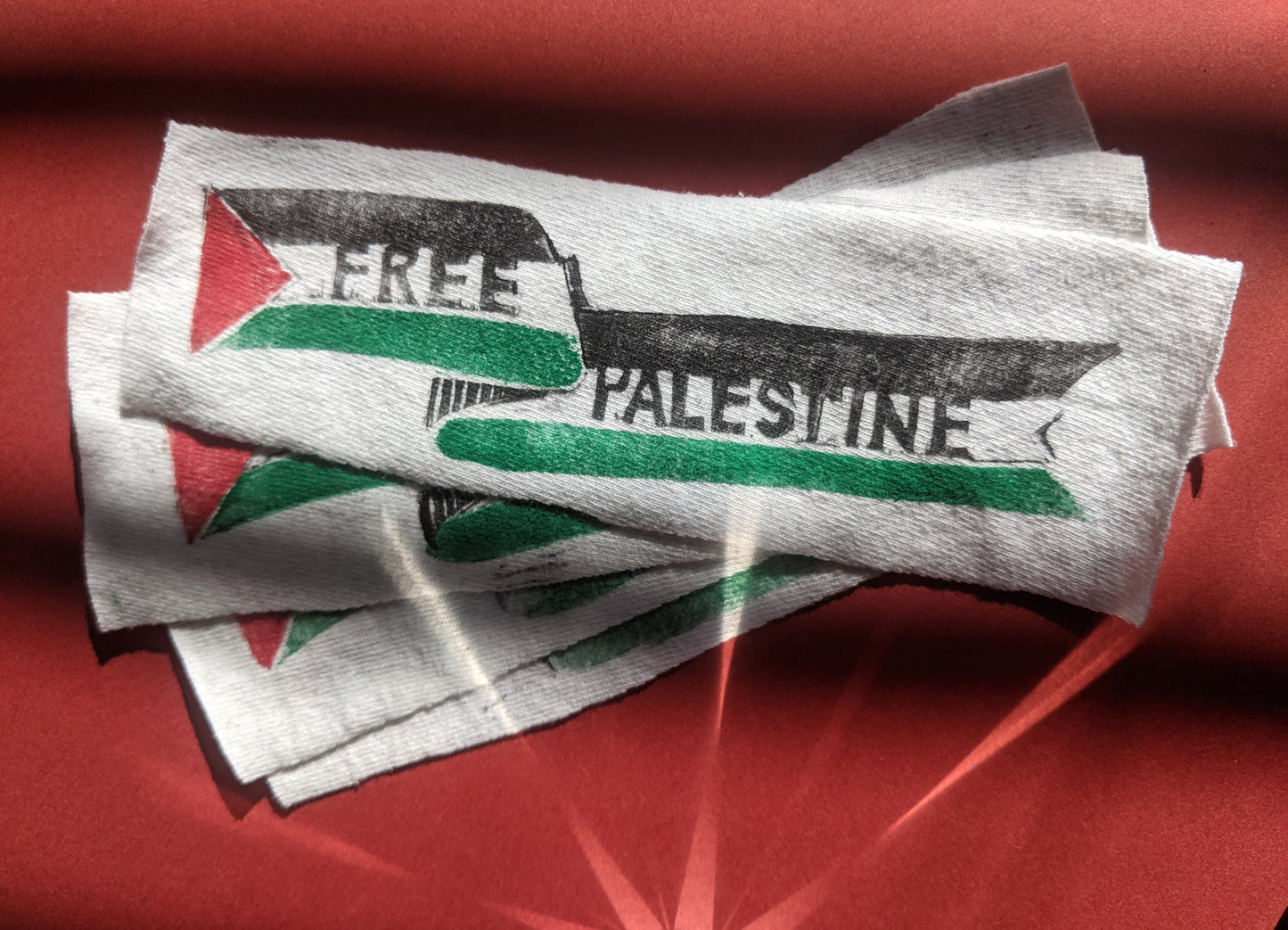 free palestine sew-on patch