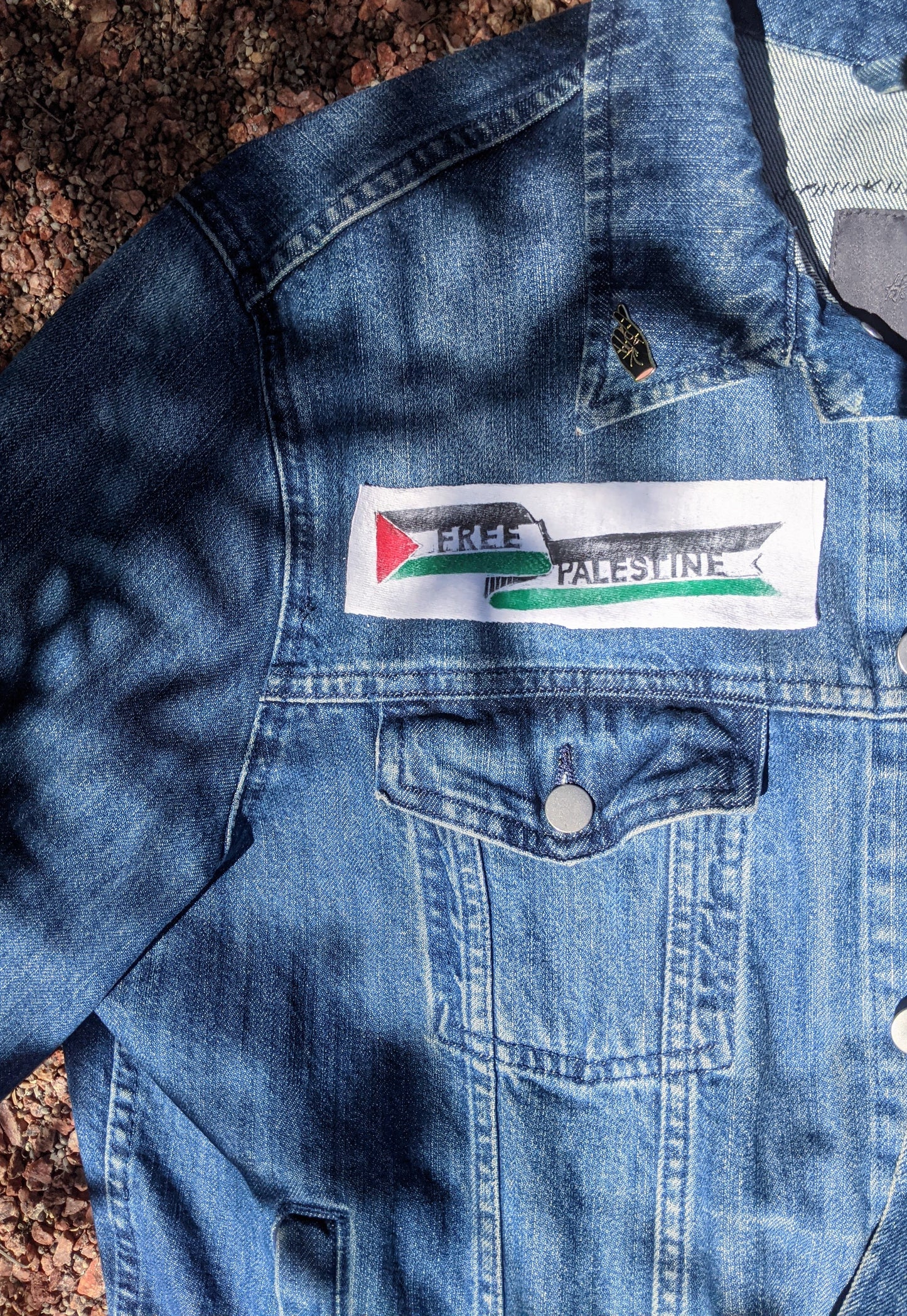 free palestine sew-on patch